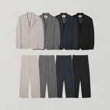 Linen loose-fit jacket 4COLOR