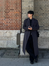 Solari Double-Breasted Long Coat (2 Colors)