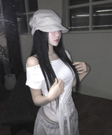 half tying tee (3colors)