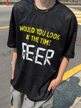 Whattime メッシュ 半袖 Tシャツ (2 Colors)