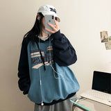 Leaf raglan colored hoodie