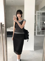レナシャーリングパフTシャツ(4 colors)