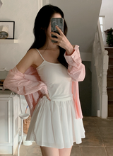 Days Stripe Flare Skirt Pants (3color)