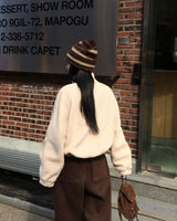 [ORIGINAL] Cable Wool Fleece Jumper