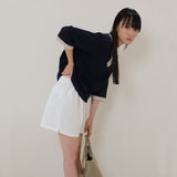 Navy Layered PK Tee