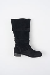 Flexi triple strap buckle boots
