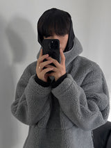 [Premium] 3 TAP Shearing Anorak Hoodie (2color)