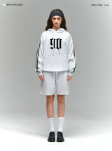 DIVISION 90 SPORTY TRACK OVER FIT HOODIE (3color)
