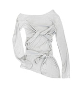 Drape Strap Multi-Layered Tee