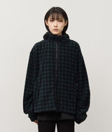 Dock Checked Fleece Zip Up