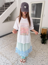 frill oganza skirt