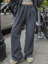 (UNISEX) メッティーピグメントピンタックスウェットパンツ (BLU ver.)
