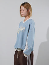 (UNISEX) NYオーバーフィットクリスピースウェットシャツ