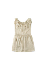 シルキーシャーリングドレス_beige