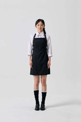 ODE BUCKLE MINI DRESS / BLACK