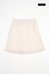 Selique dot frill skirt
