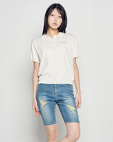 26SS WOMAN ベーシック半袖カラーニット
