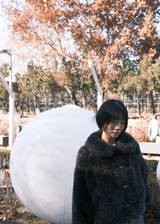 Fur Jacket /  Dark Brown