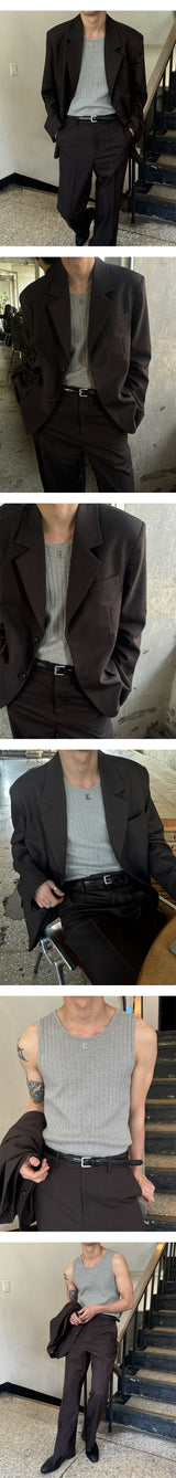 [Unisex] Modern 2button jacket(3color)