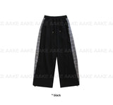 CHECK BLOCK SWEATPANTS