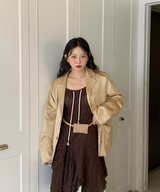 Autumn Suede Collar Jacket