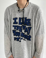 Work Printed Summer Knit