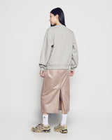 26SS WOMAN ナイロンシャーリングロングスカート