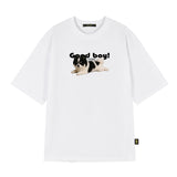パピー グッドボーイ オーバーフィット 半袖Tシャツ_WHITE