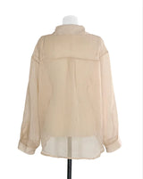 frit veil 20% chiffon shirt / blouse