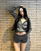 Kitsch knit shorts