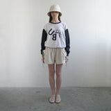 Cream Ribbon Cotton Hat