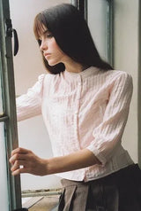 Pond lace blouse - pink