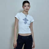 CROSS TEE_WHITE
