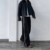 Bungee Hem Track Wide Trousers