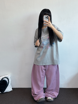 MY GALAXY☪🌌✨AURORA PRINTING T SHIRT 🎀🩶2COLOR