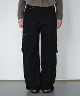 zip st pants (black)