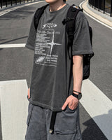 オルビピグメントプリントショートスリーブTシャツ