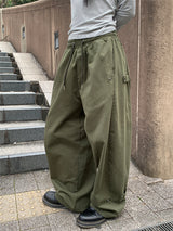BALLOON SNAP WIDE PANTS (3C)
