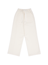 Back string pants (beige)