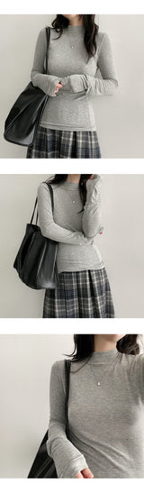 Char-basic half-turtleneck