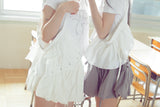 frill balloon skirt(white)