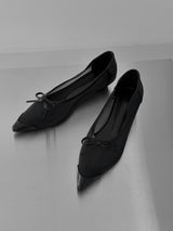 1209 Mesh Stiletto Flat Shoes (3 cm)