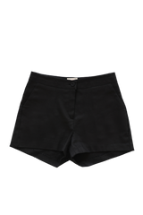 [Sepia] ベーシックコットンショーツ (Black/White)