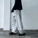 Draped Drawstring Wide Pants
