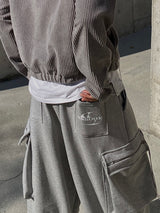 [MADE] Fade Cargo Strap Sweatpants 2C