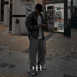 [HFORUS MADE] コルンカットオフスウェットパンツ イン ブラック
