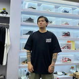 BARBERSHOP BLACK | CROOZ Heavyweight Oversized T-shirt