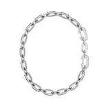 NO.510 [SILVER] レースラインチェーンネックレス
