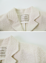 [SHOPPERMADE] ブロッサムツイードショートスリーブジャケット (2color)