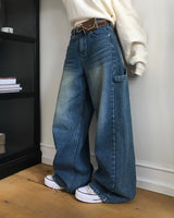 [MADE] ジェリーカーペンターワイドデニムパンツ